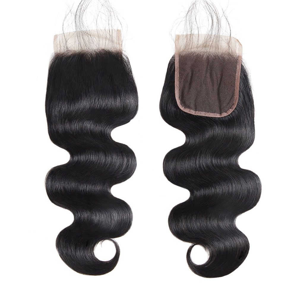 Stema Hair 4 X 4 Lace Closure Body Wave Virgin Hair